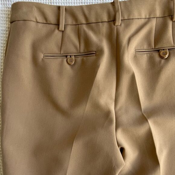 Talbots Raleigh muted acorn Straight leg Light brown Tan pants trousers sz 10 - Picture 7 of 11